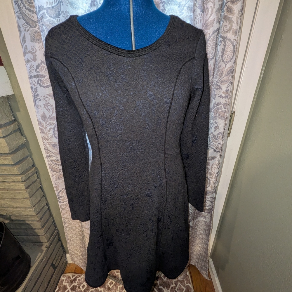 Simply Vera Vera Wang Black Long Sleeve Dress
